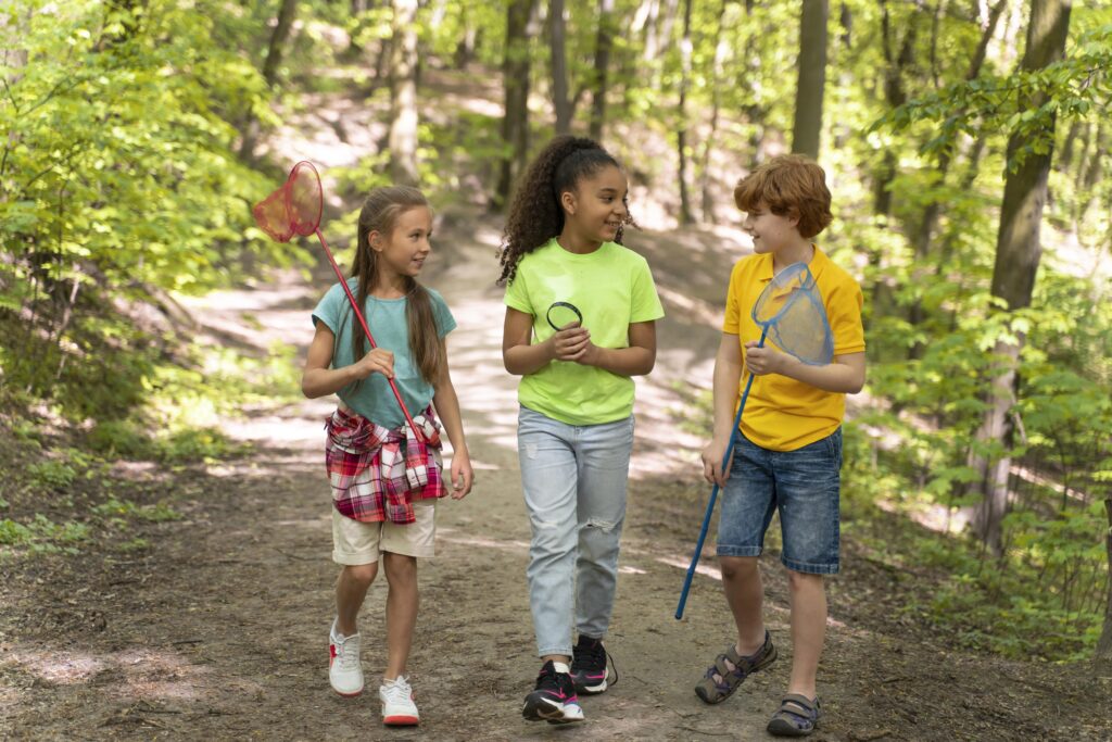 children spending time together nature children spending time together nature